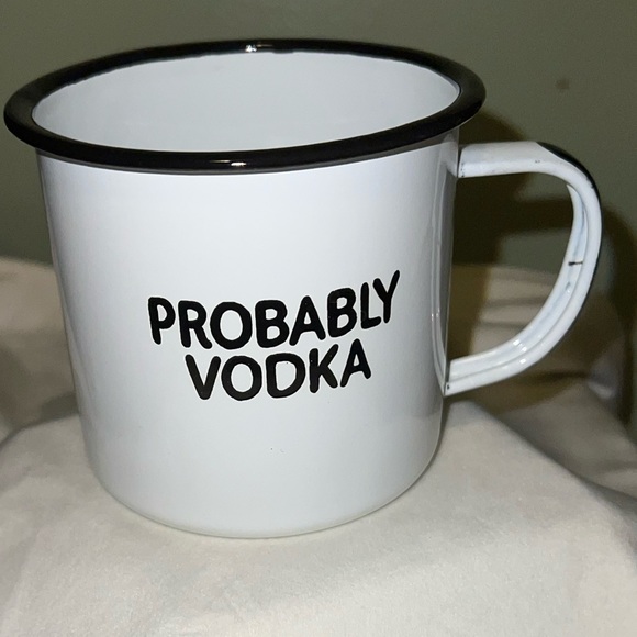 Swag Brewery PROBABLY VODKA | Enamel"Coffee" Mug - Picture 8 of 8